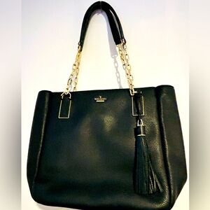 Kate Spade Kingston Drive Vivian Black Leather Handbag